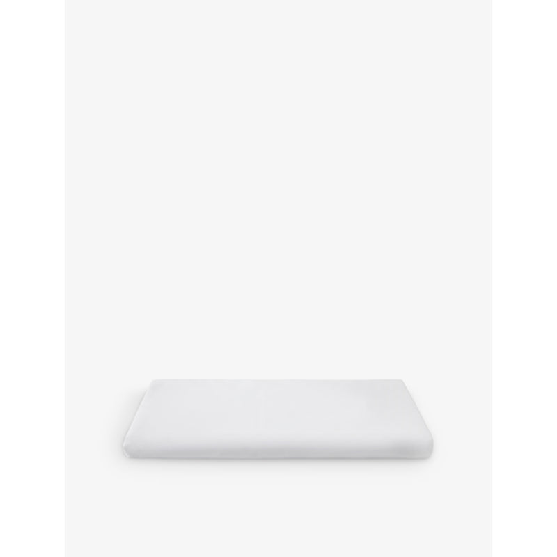 Cranleigh cotton deep-fitted bed sheet - White - Double
