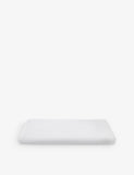 The Little White Company Cranleigh cotton fitted sheet, imported from the UK