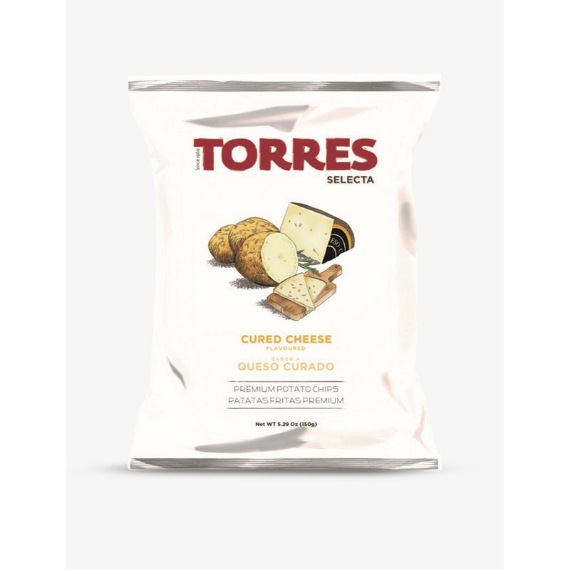 Torres cured cheese crisps 150g, UK version