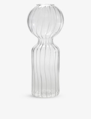 Serax Iki Doll rounded borosilicate glass vase 25cm (British brand)