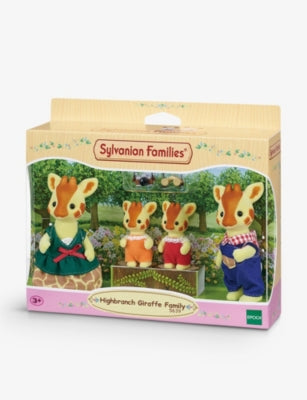 Sylvanian Families Highbranch Giraffe Family playset, imported from the UK