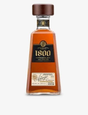 1800 Añejo tequila 700ml bottle, imported from the UK