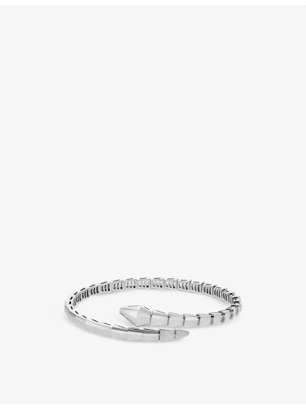 Bvlgari Serpenti Viper 18ct white gold bangle, UK version