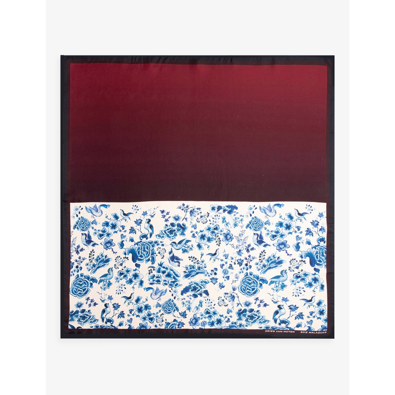 Dries Van Noten Graphic-print silk scarf