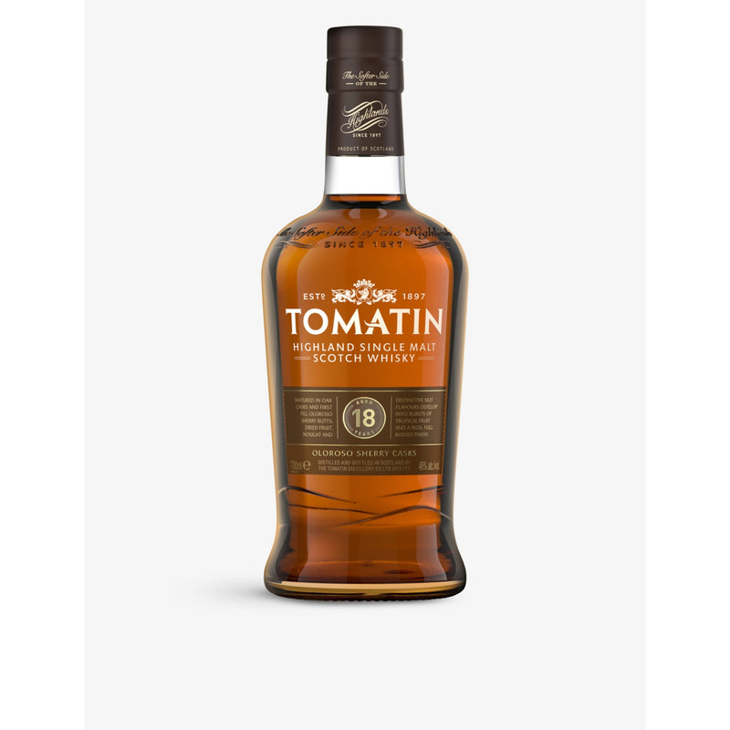 Tomatin 18-year-old single malt whisky 700ml (British brand)