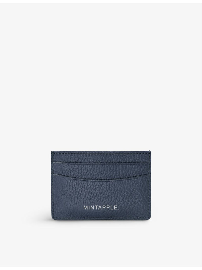 MINTAPPLE top grain leather card holder with four card slots, UK version