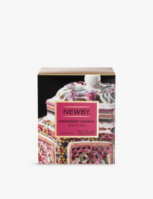 Newby Teas strawberry mango loose leaf black tea 100g - British product