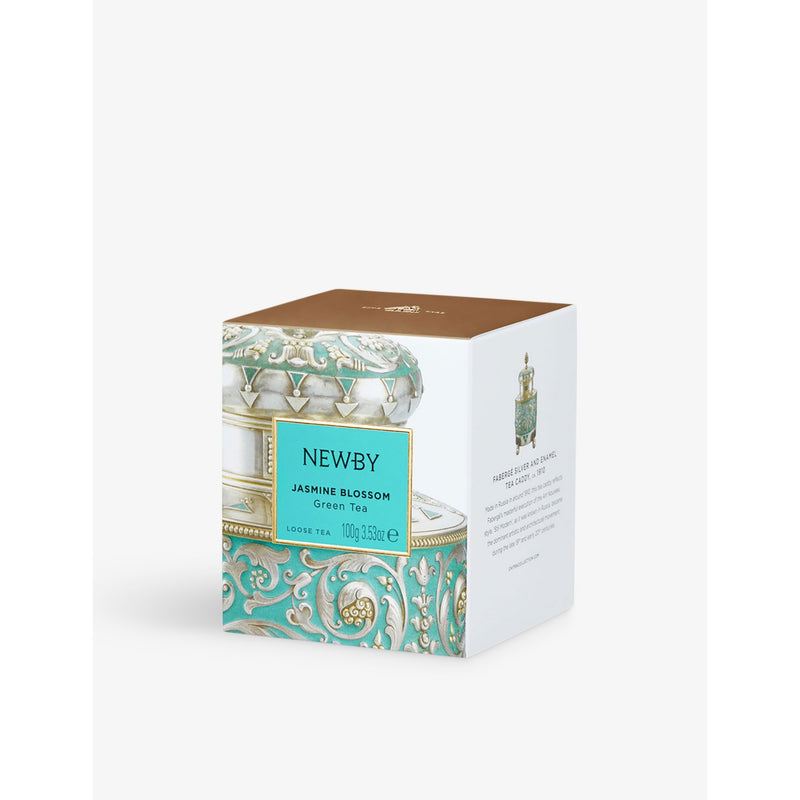 Newby Teas Jasmine Blossom loose leaf green tea 100g - British product