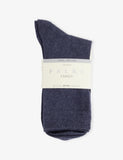 Falke cotton blend knitted socks with brand print, imported from the UK