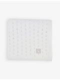 The Little Tailor pointelle cotton blanket 104 x 93cm, UK version
