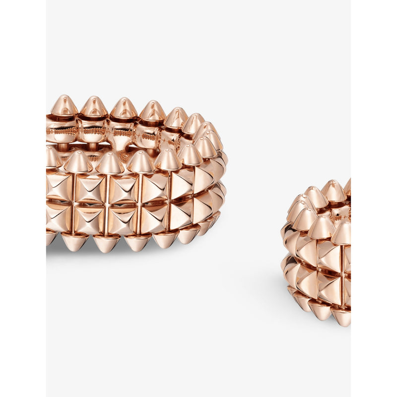 Cartier 18ct rose-gold hoop earrings, imported from the UK