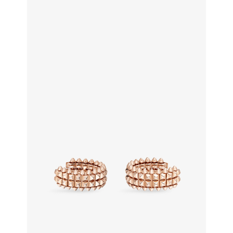 Cartier 18ct rose-gold hoop earrings, imported from the UK