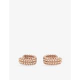 Cartier 18ct rose-gold hoop earrings, imported from the UK