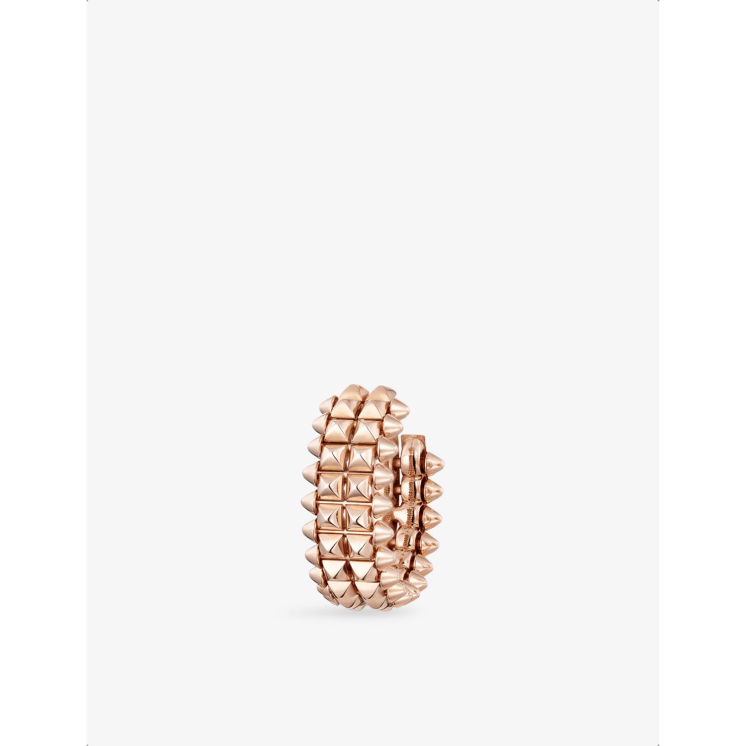 Cartier 18ct rose-gold hoop earrings, imported from the UK