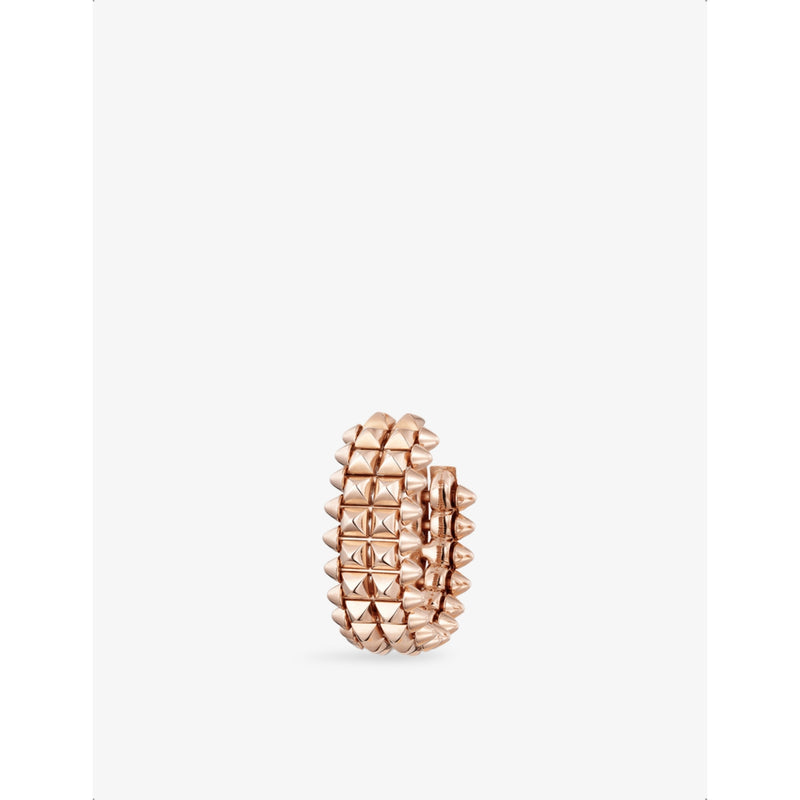Cartier 18ct rose-gold hoop earrings, imported from the UK