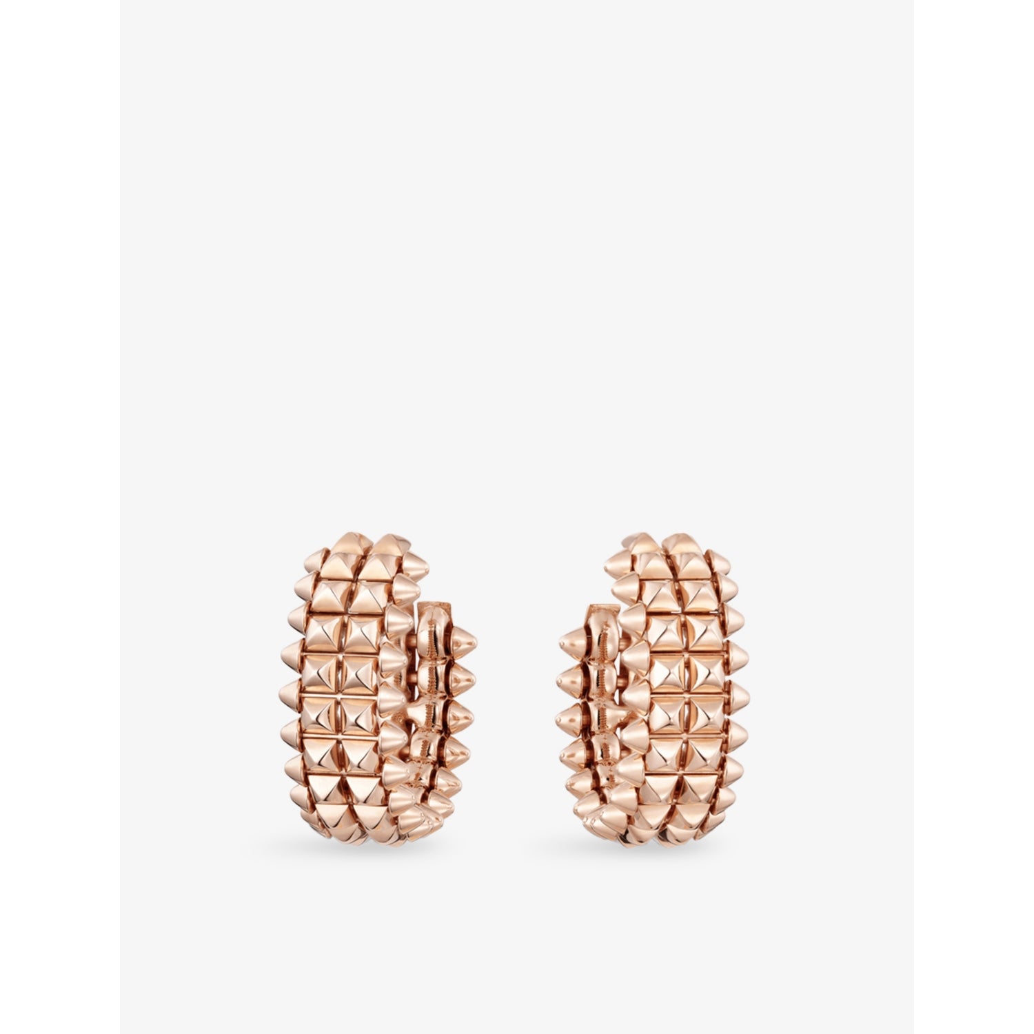 Cartier 18ct rose-gold hoop earrings, imported from the UK