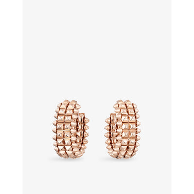 selfridges Cartier Clash de Cartier 18ct Rose Gold Hoop Earrings- Buy online at McGrocer