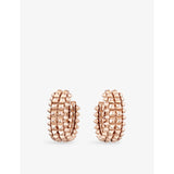 Cartier 18ct rose-gold hoop earrings, imported from the UK