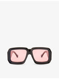 Loewe Dive In Mask square acetate sunglasses 56mm, UK version