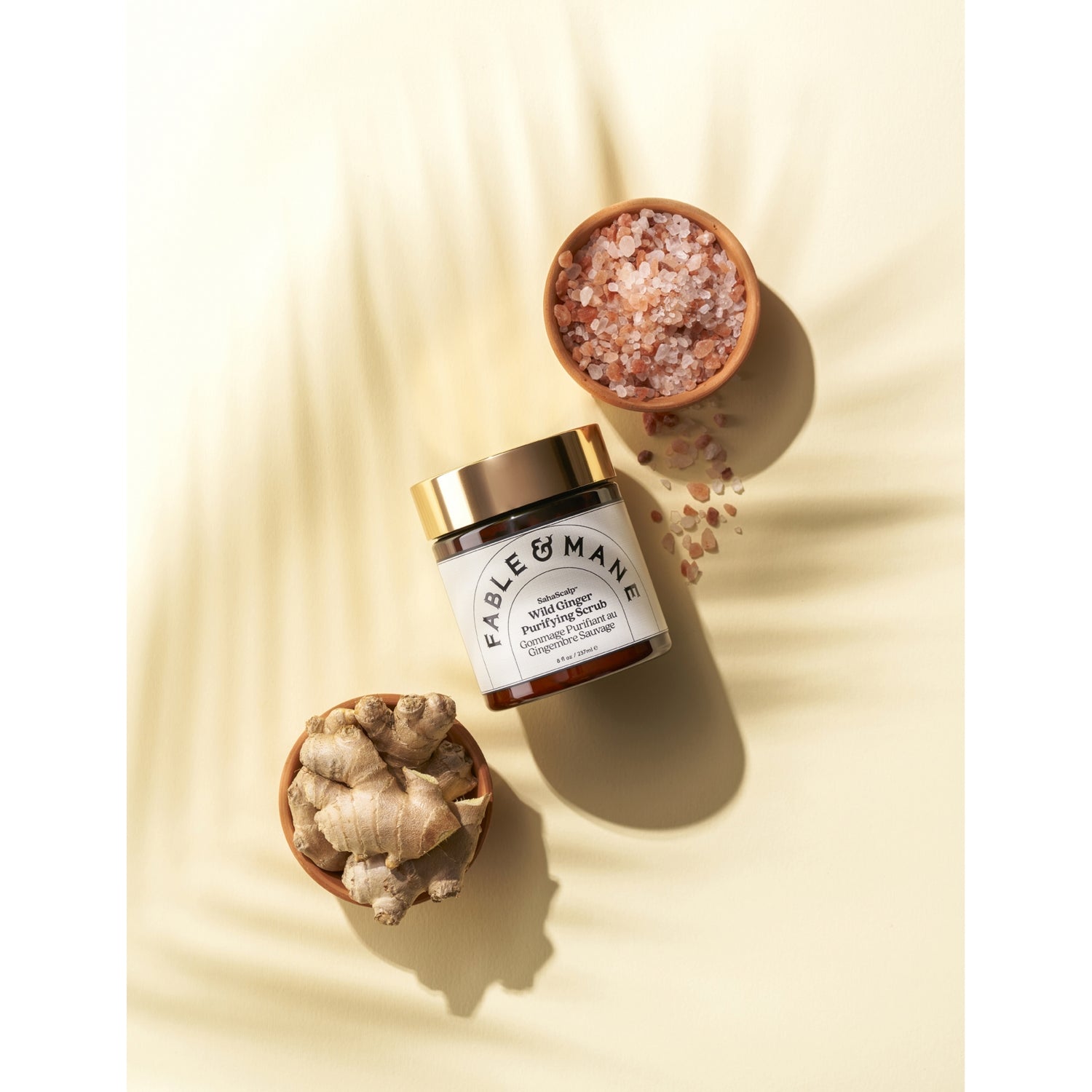 Fable & Mane scalp scrub wild ginger 237ml (British brand)