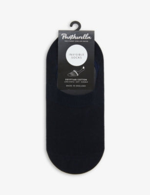 Pantherella Logo Cotton-Blend Invisible Socks