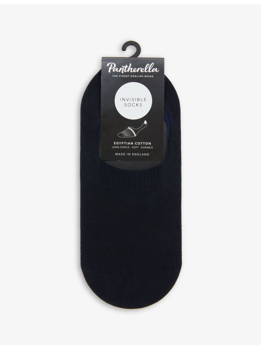 Pantherella cotton-blend invisible socks - British product