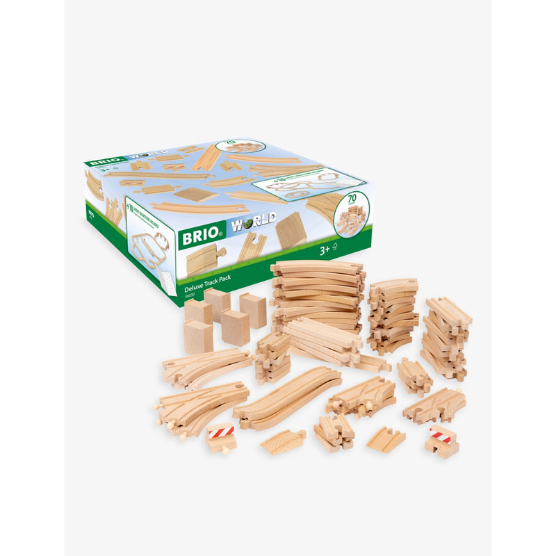 Brio deluxe wooden track pack 70 pieces (British brand)