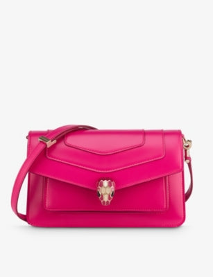 Bvlgari Serpenti Forever East-West Leather Shoulder Bag