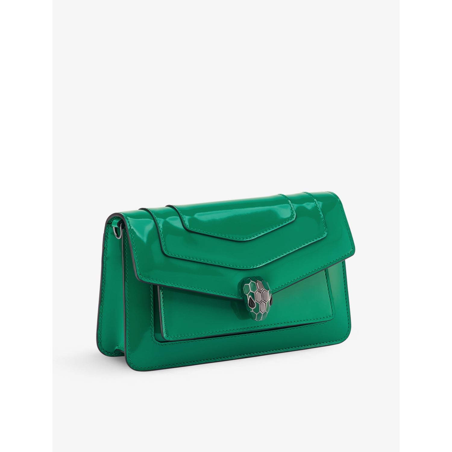 Bvlgari Serpenti Forever East-West leather shoulder bag (British brand)