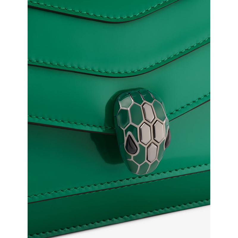 Bvlgari Serpenti Forever East-West leather shoulder bag (British brand)