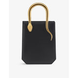 Serpenti Mary Katrantzou leather tote bag - BLACK