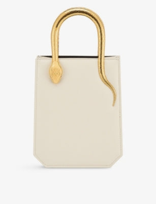 Bvlgari Serpenti Mary Katrantzou Leather Tote Bag