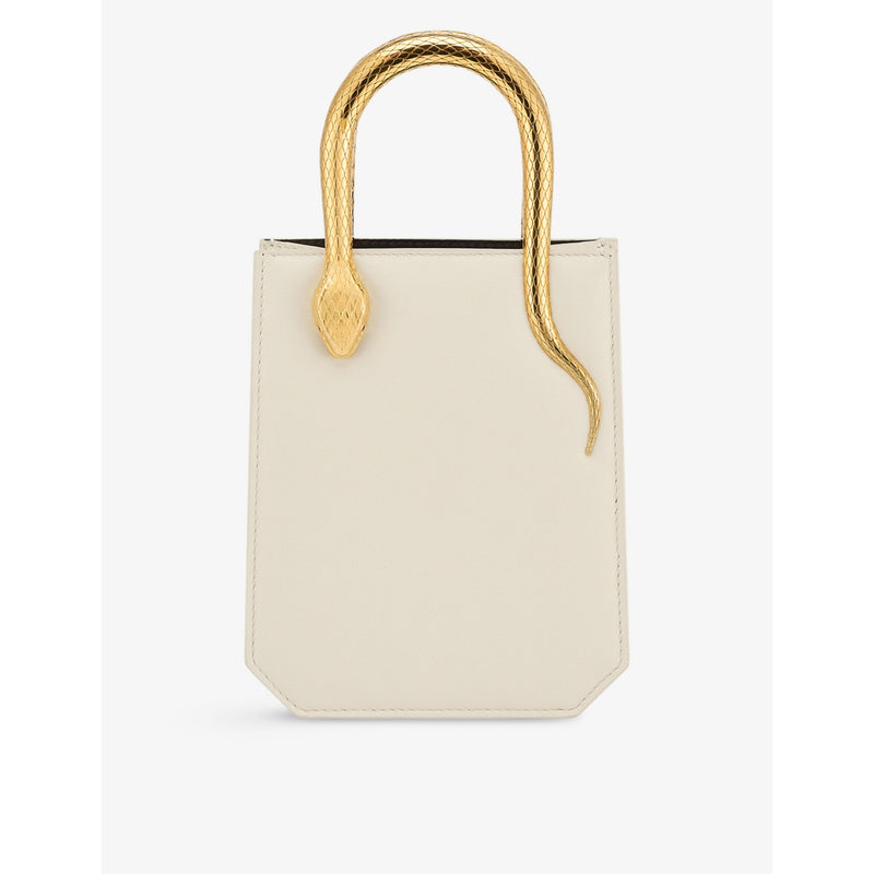 Bvlgari Serpenti Mary Katrantzou leather tote bag