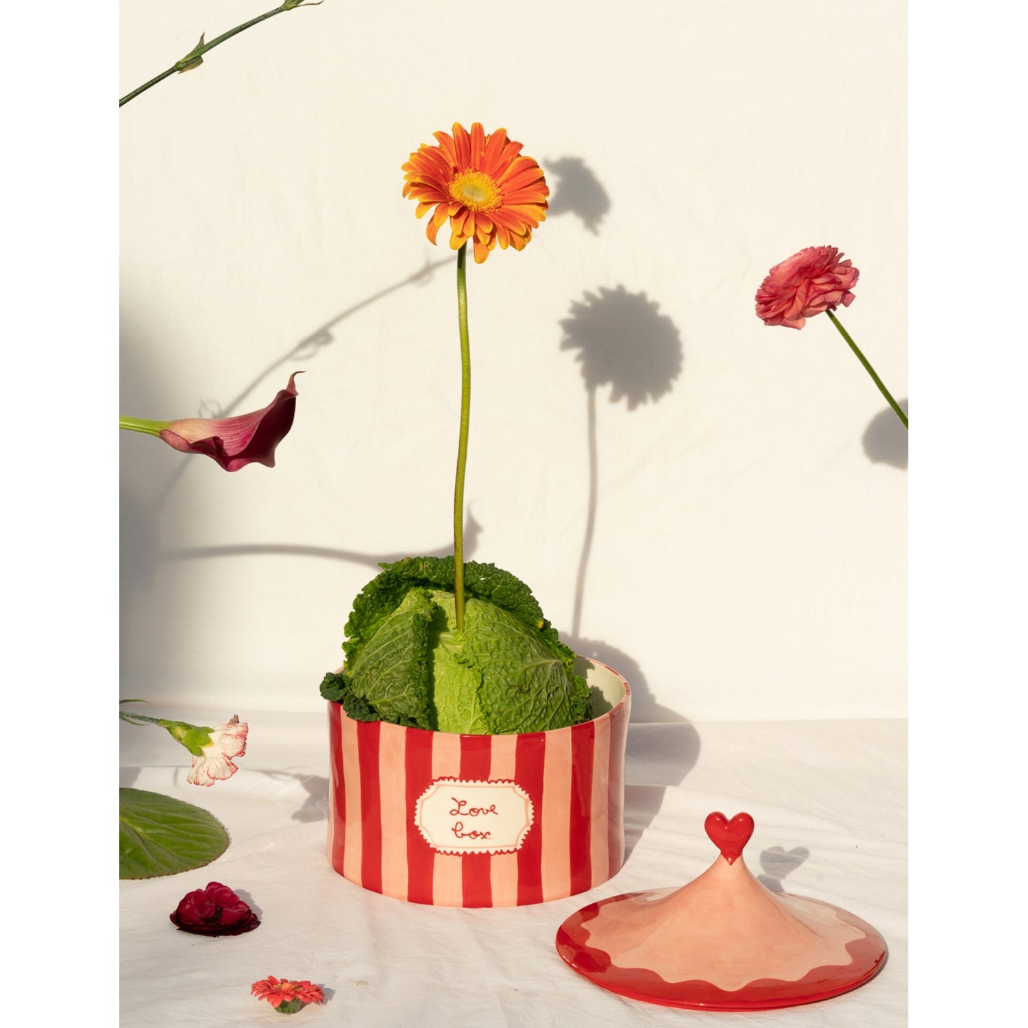 Laetitia Rouget Love Box ceramic storage jar 23cm, UK version