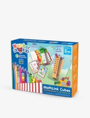 Numberblocks MathLink Cubes 11-20 activity set, UK version