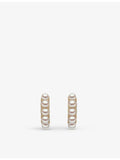 Yoko London 18ct gold diamond pearl earrings - British product