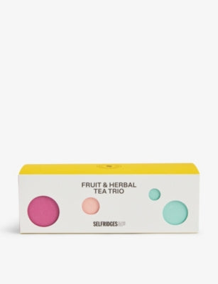 selfridges Selfridges Selection Fruit and Herbal Mini Trio Tea Box of 15- Buy online at McGrocer