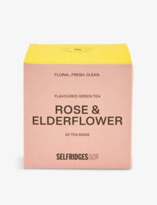 Selfridges Selection rose and elderflower green tea, 20 bags, UK version