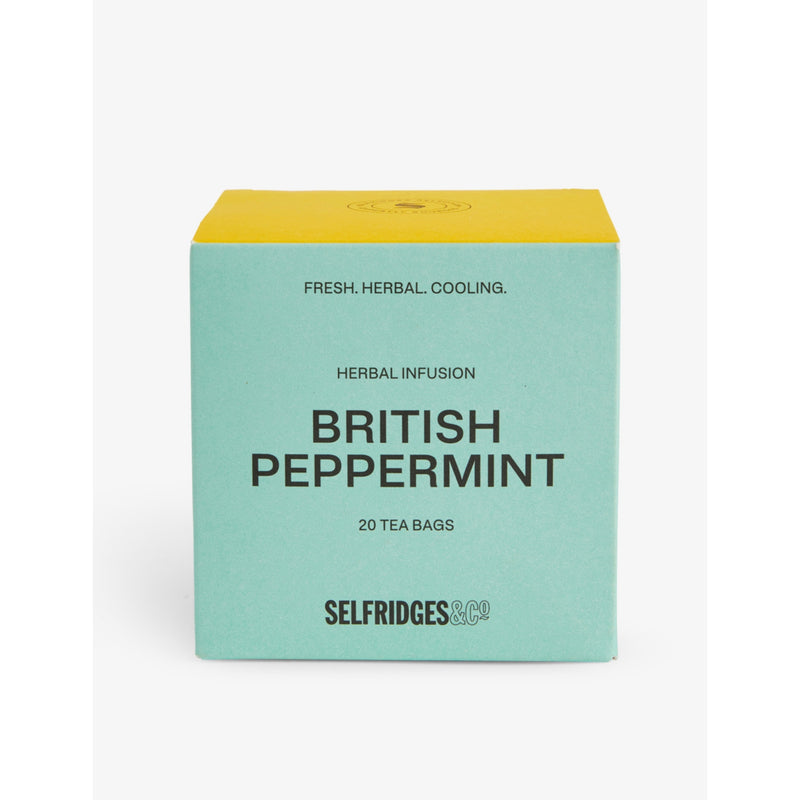Selfridges Selection peppermint tea bags 20, imported from the UK