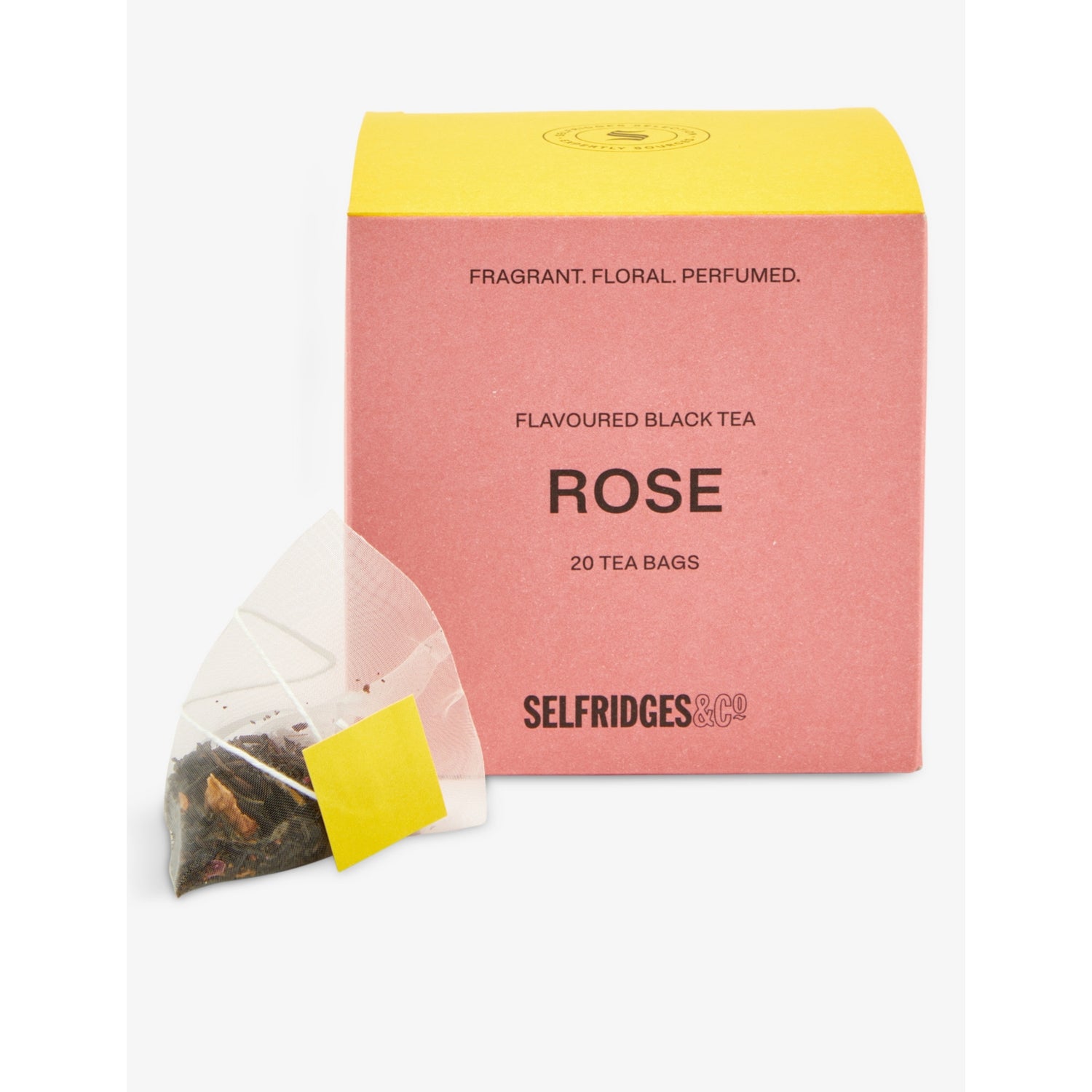 Selfridges Selection rose tea bags pack of 20, imported from the UK