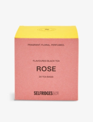 Selfridges Selection rose tea bags pack of 20, imported from the UK