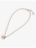 Bvlgari Serpenti Viper 18ct rose-gold diamond pendant necklace, UK version