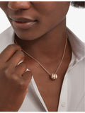 Bvlgari Serpenti Viper 18ct rose-gold diamond pendant necklace, UK version