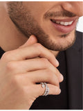 Bvlgari Serpenti Viper diamond ring 18ct white gold, UK version