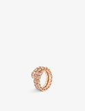 Bvlgari Serpenti Viper 18ct Rose Gold and 1.22ct Brilliant Cut Diamond Ring