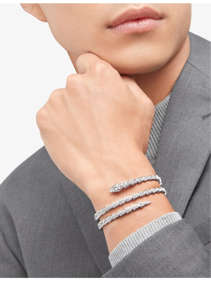 Bvlgari Serpenti Viper diamond bracelet 5.89ct (British brand)