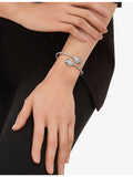 Bvlgari Serpenti 18ct white gold diamond bangle bracelet - British product