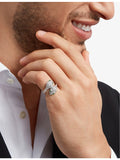 Bvlgari Serpenti Seduttori diamond emerald ring 18ct white gold - British product