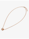 Bvlgari B.zero1 18ct rose gold diamond pendant necklace, imported from the UK