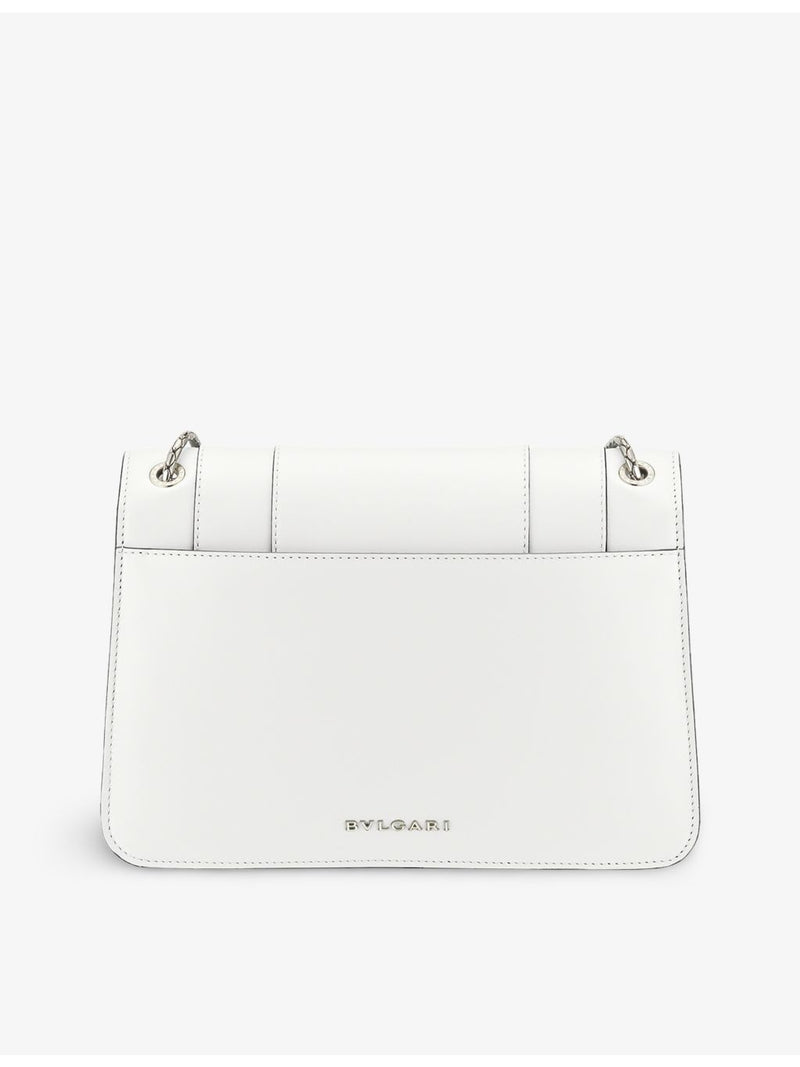Bvlgari Serpenti leather cross-body bag snake-clasp, UK version